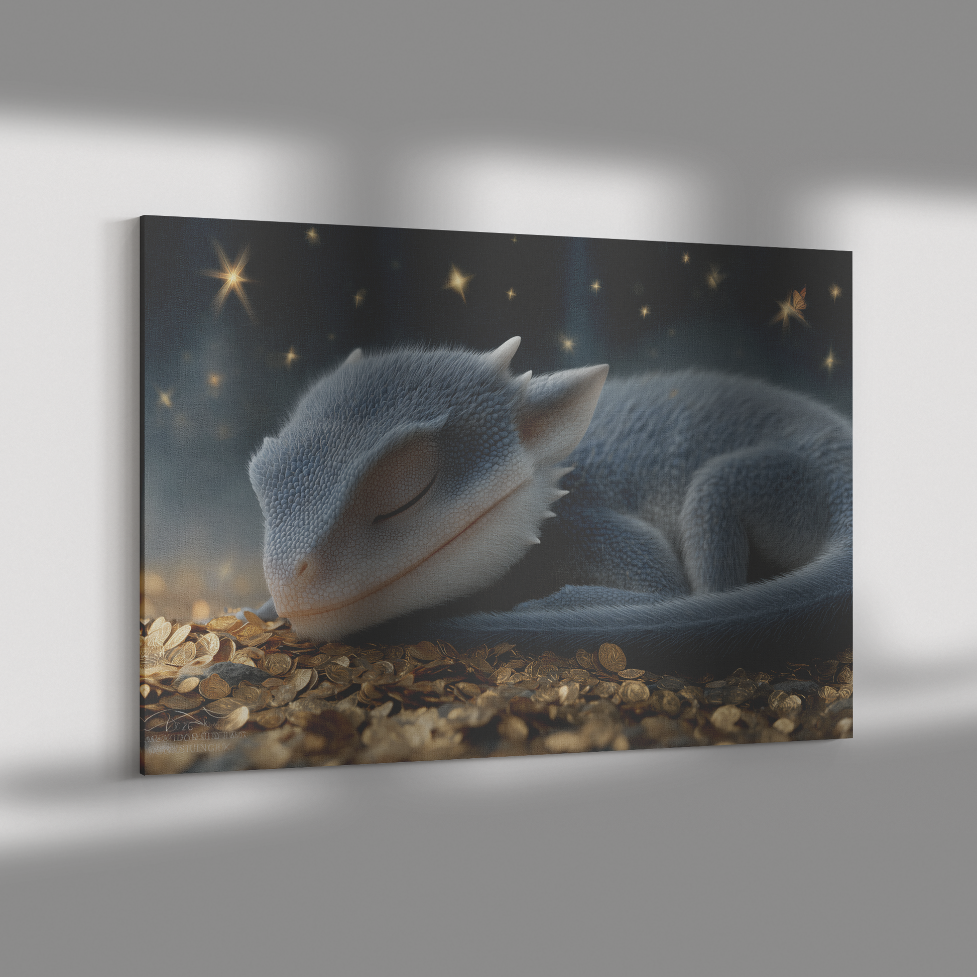 Tiny_Blue_Eyed_Dragon_Sleeping_on_Treasu_H_Rectangle_Dramatic_Shadow_Mockup.png_15528164