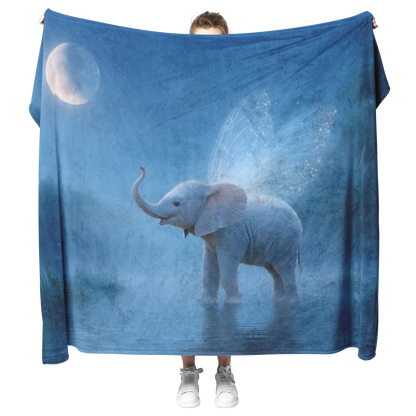Tiny_Magical_Elephant_With_Glittery_Wing_H_Blanket_Model_Mockup.png