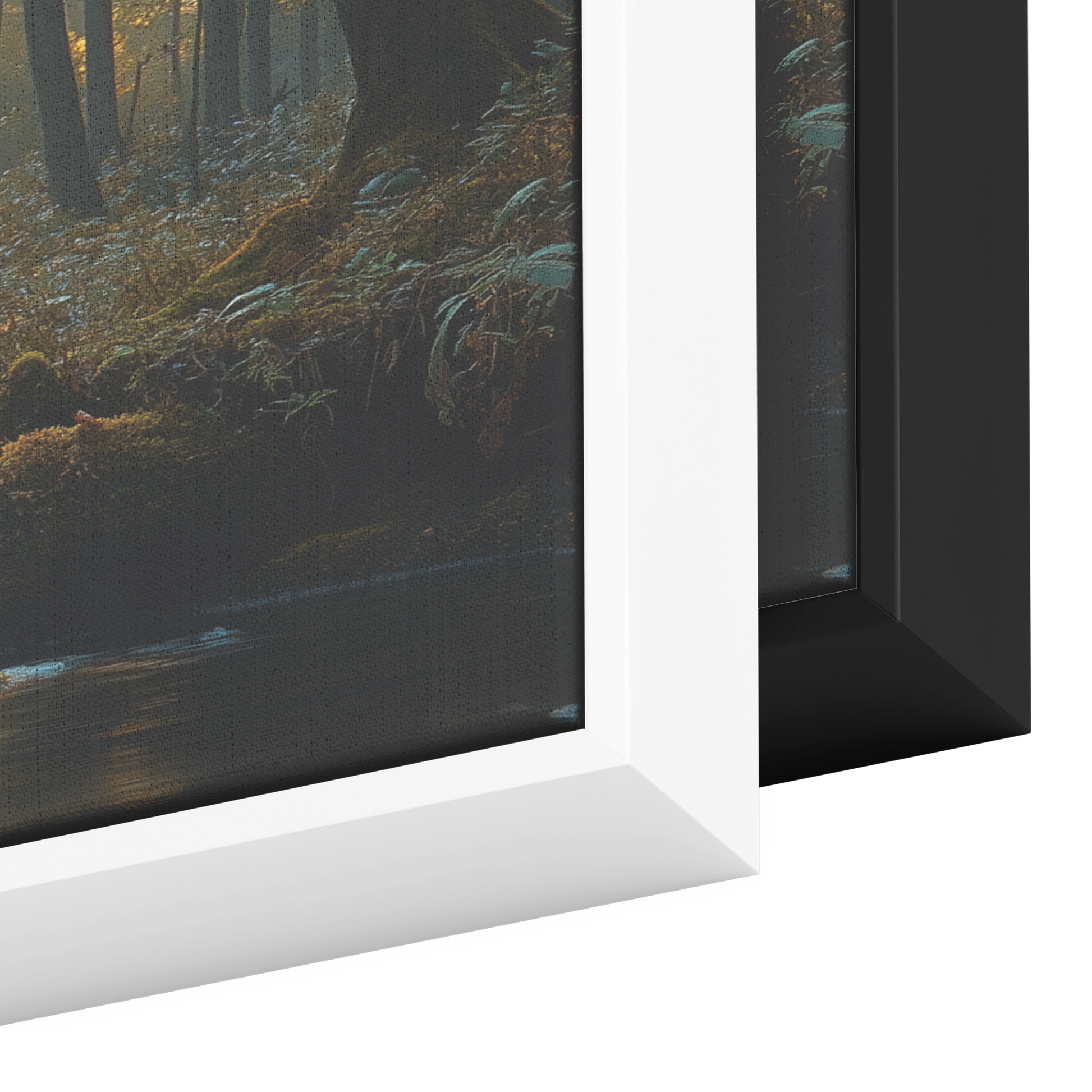 Tranquil_Forest_Small_Waterfall_Mossy_Ro_Framed_Canvas_H_Panoramic_Color_Options_Mockup.png