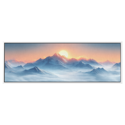 Tranquil_Snowy_Mountains_Soft_Golden_Mor_White_Framed_Canvas_H_Panoramic_Main_Mockup.png