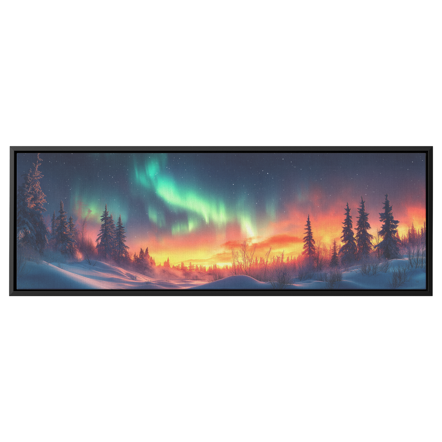 Tranquil_Snowy_Pine_Trees_Under_Northern_Framed_Canvas_H_Panoramic_Main_Mockup.png