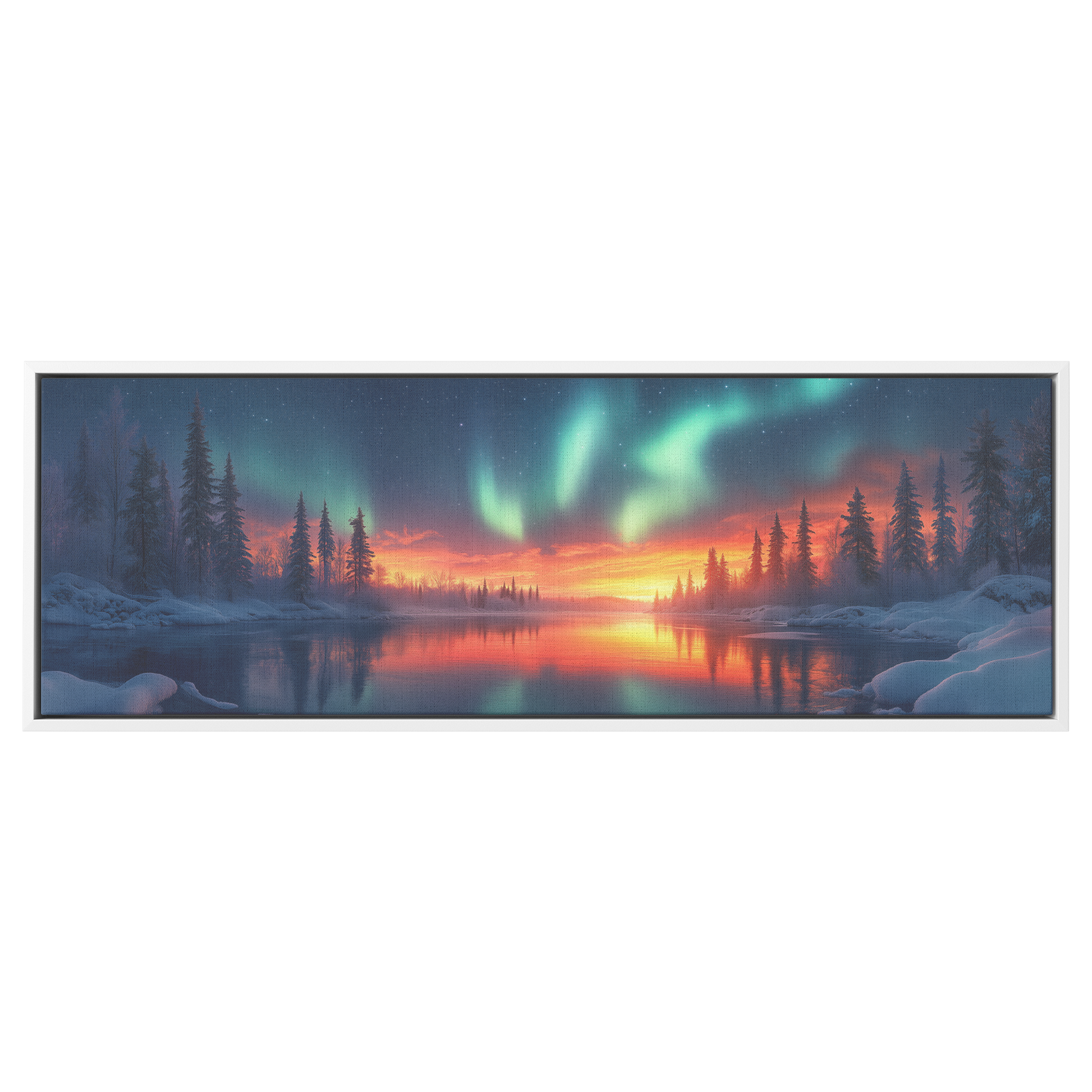 Tranquil_Snowy_Pine_Trees_Under_Vivid_No_White_Framed_Canvas_H_Panoramic_Main_Mockup.png