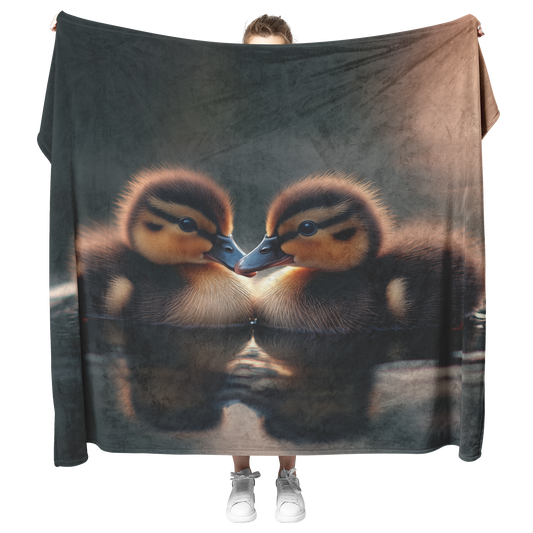 Two_Baby_Ducks_Floating_in_Heart_Shaped__H_Blanket_Model_Mockup.png_15350459