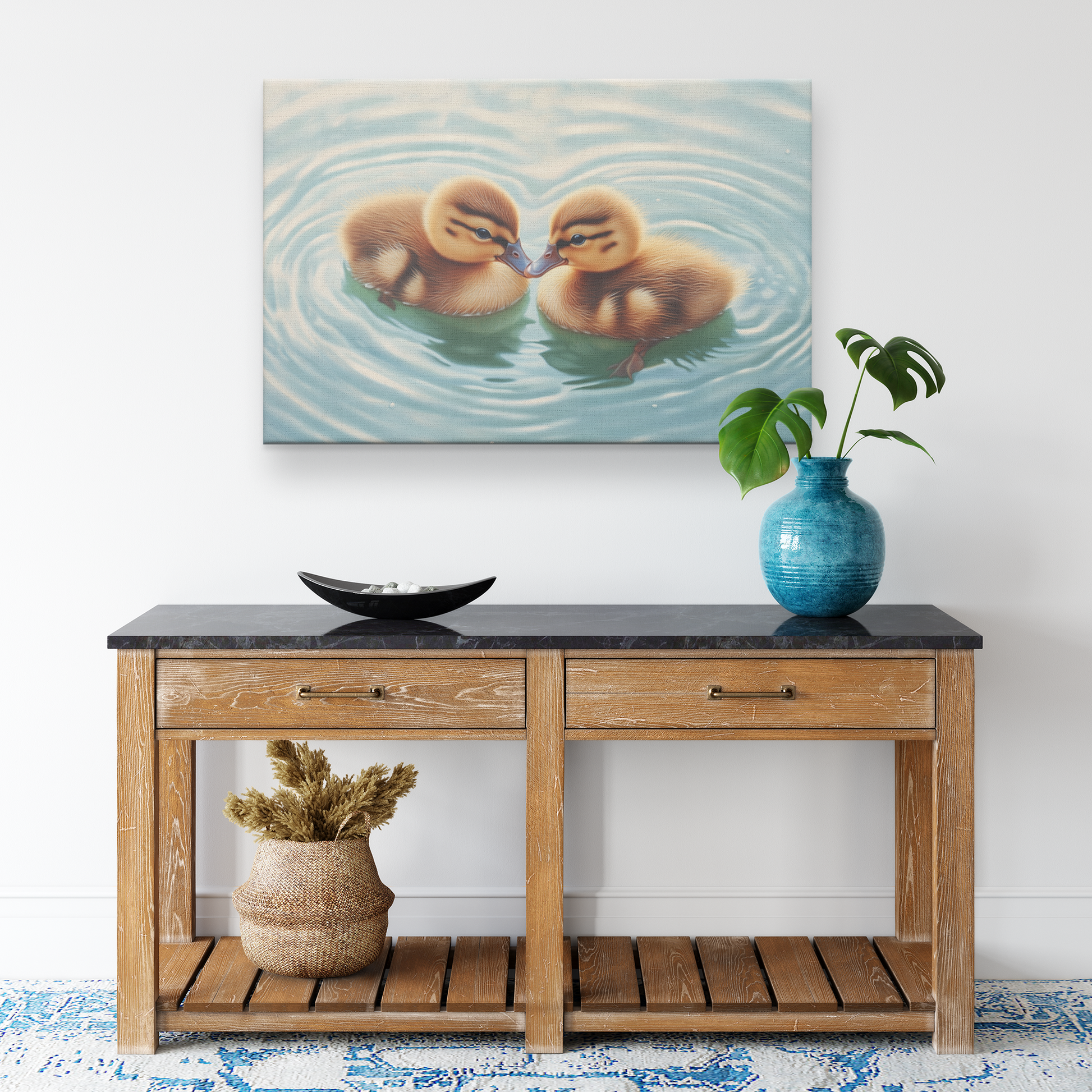 Two_Baby_Ducks_Floating_in_Heart_Shaped__H_Rectangle_Smaller_Lifestyle_Mockup.png_15356345