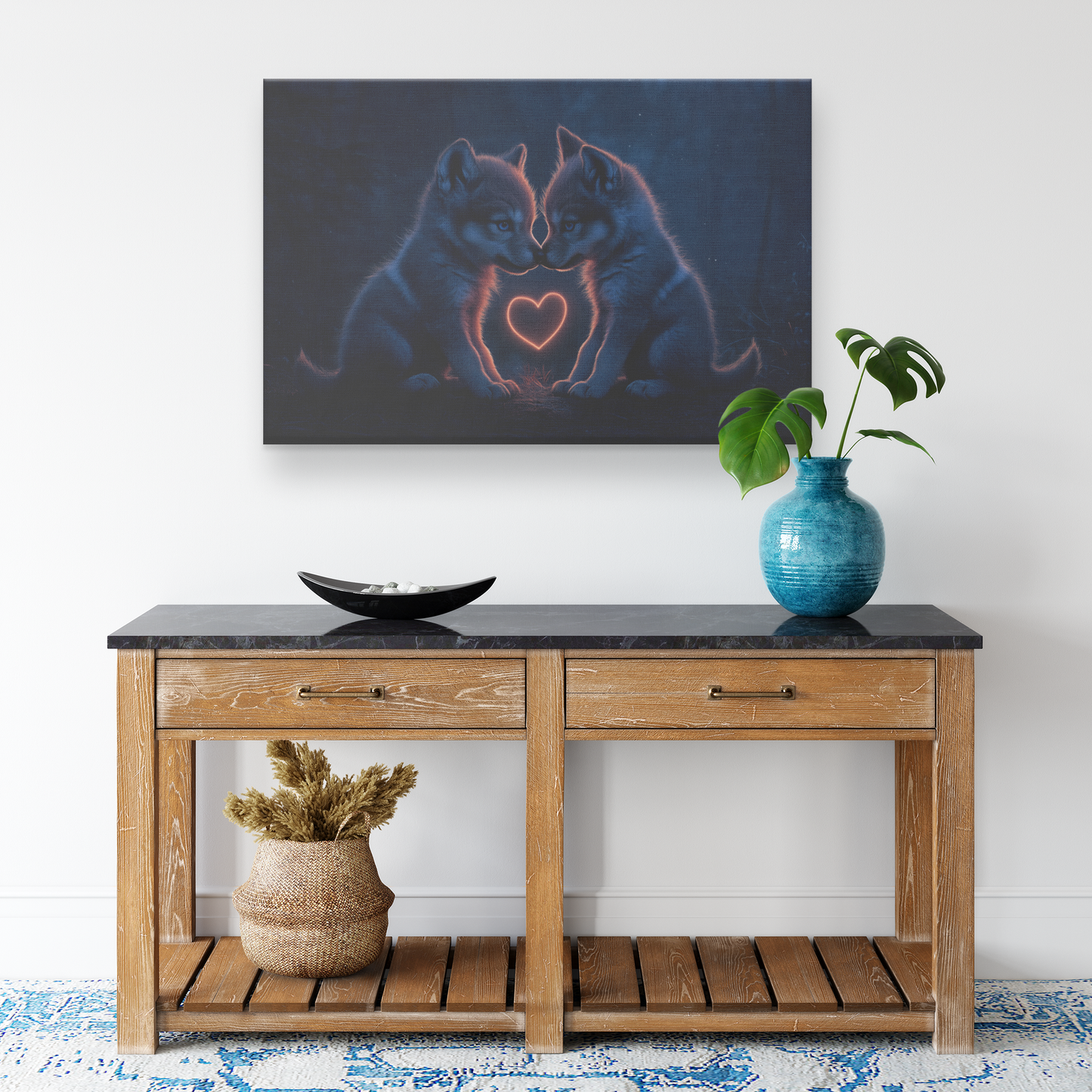 Two_Baby_Wolves_Sitting_with_Heart-Shape_H_Rectangle_Smaller_Lifestyle_Mockup.png_15356303