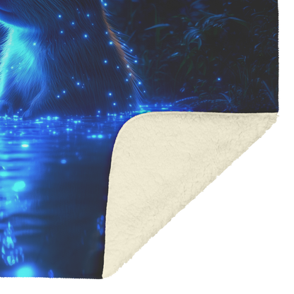 Two_Capybaras_in_Glowing_Bioluminescent__H_Blanket_Sherpa_Mockup.png