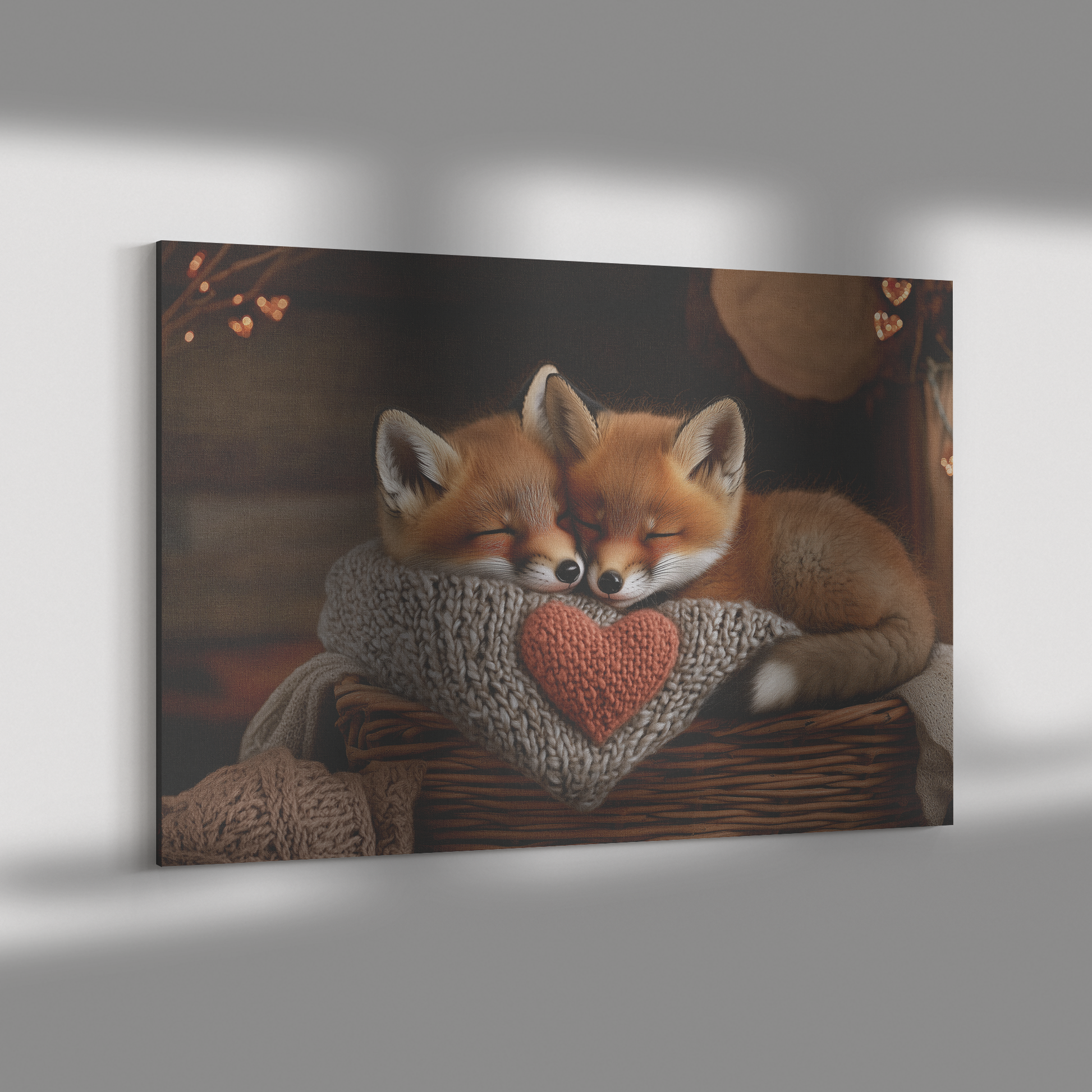 Two_Fox_Cubs_Wrapped_in_Scarf_with_Heart_H_Rectangle_Dramatic_Shadow_Mockup.png_15355482