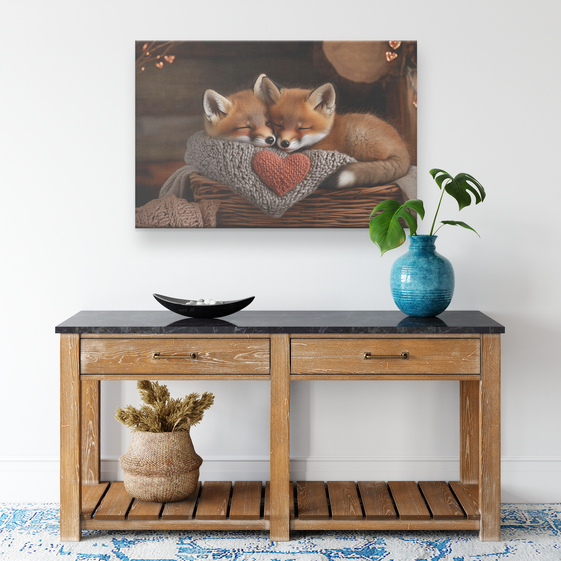 Two_Fox_Cubs_Wrapped_in_Scarf_with_Heart_H_Rectangle_Smaller_Lifestyle_Mockup.png_15355484
