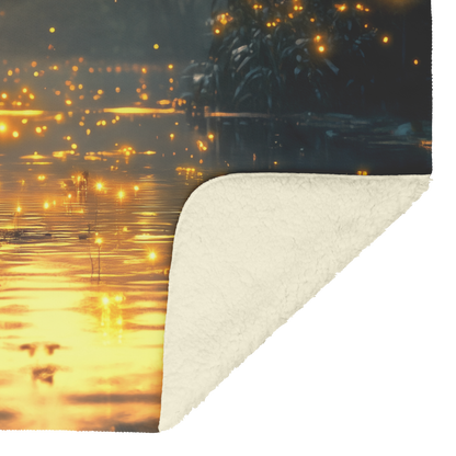 Two_Macaques_Playing_Near_Glowing_Pond_i_H_Blanket_Sherpa_Mockup.png