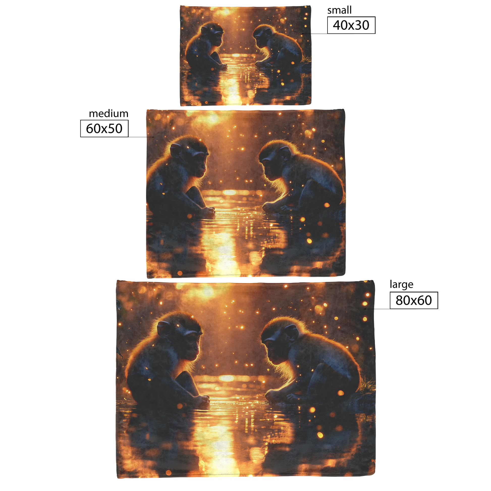 Two_Macaques_Playing_Near_Glowing_Pond_i_H_Blanket_Size_Options_Mockup.png