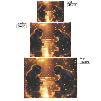 Two_Macaques_Playing_Near_Glowing_Pond_i_H_Blanket_Size_Options_Mockup.png