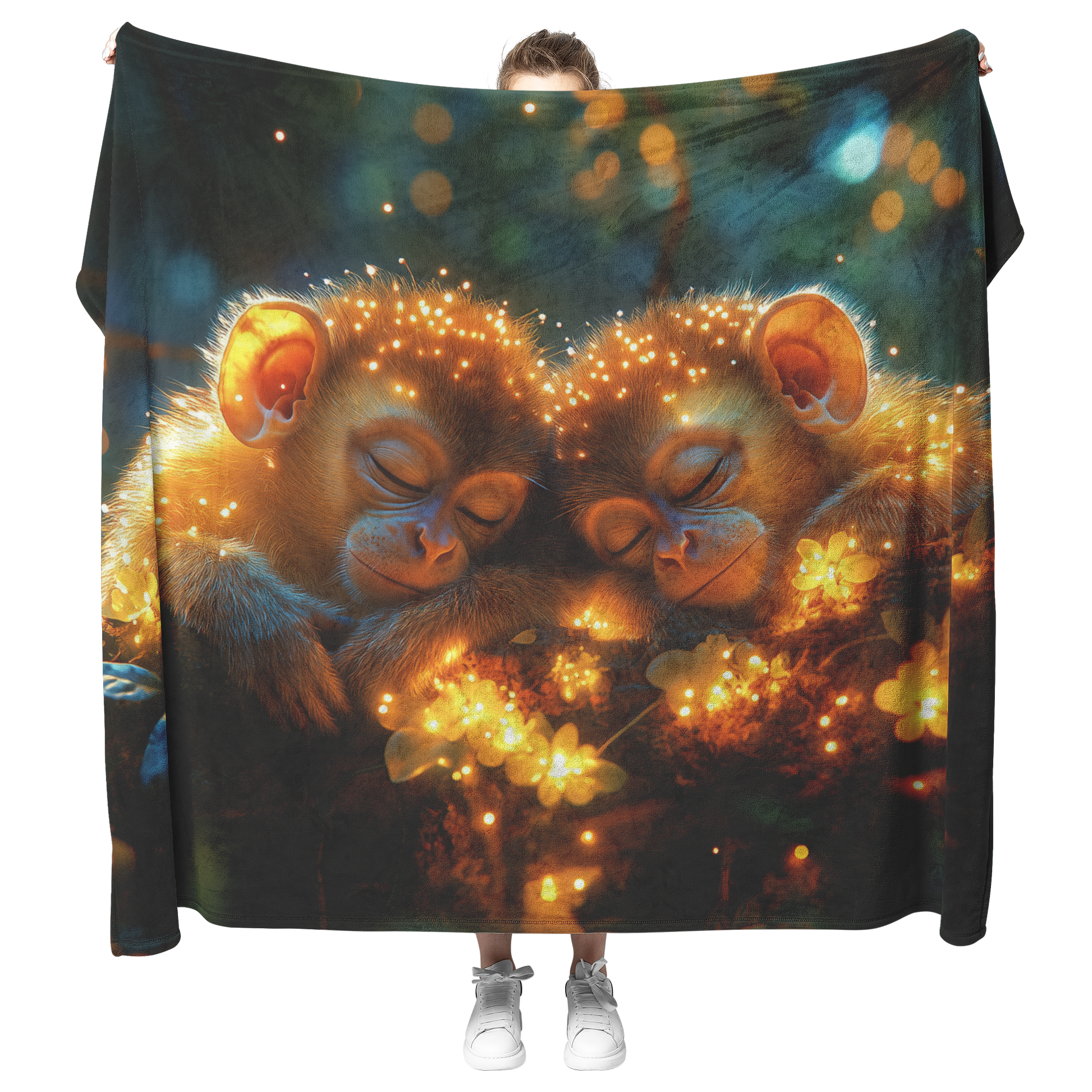 Two_Proboscis_Monkeys_Resting_on_Glowing_H_Blanket_Model_Mockup.png