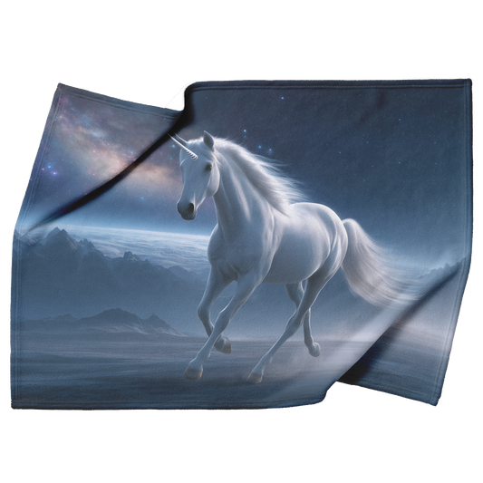 Unicorn_With_Shimmering_Mane_Galloping_A_H_Blanket_Top_Bottom_Folds_Mockup.png
