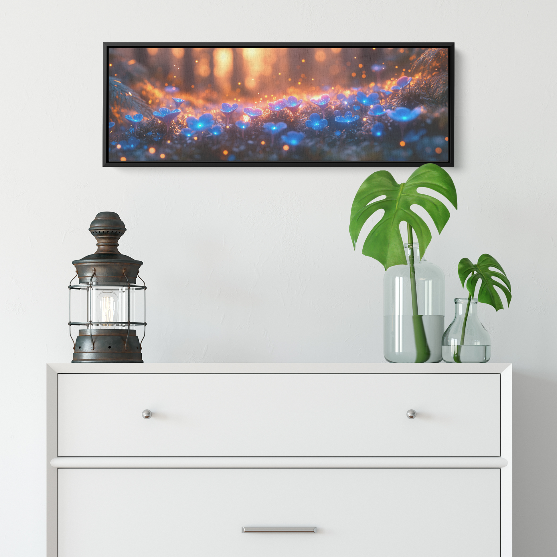 Vibrant_Fantasy_Forest_Glowing_Blue_Purp_Framed_Canvas_H_Panoramic_Small_Lifesty_Mockup.png