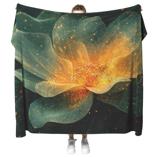 Vibrant_Forest_Green_Blanket_With_Shimme_H_Blanket_Model_Mockup.png
