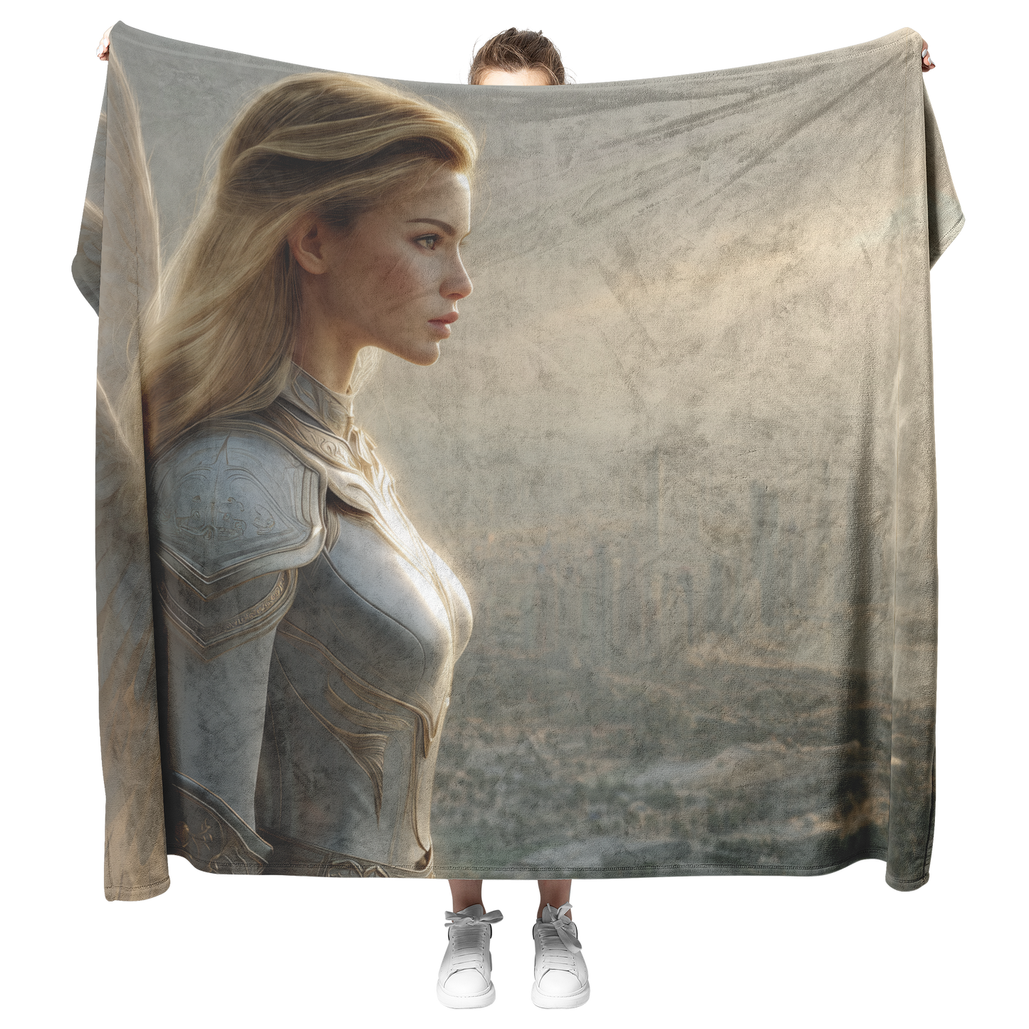 Warrior_Guardian_Angel_In_Silver_Armor_W_H_Blanket_Model_Mockup.png