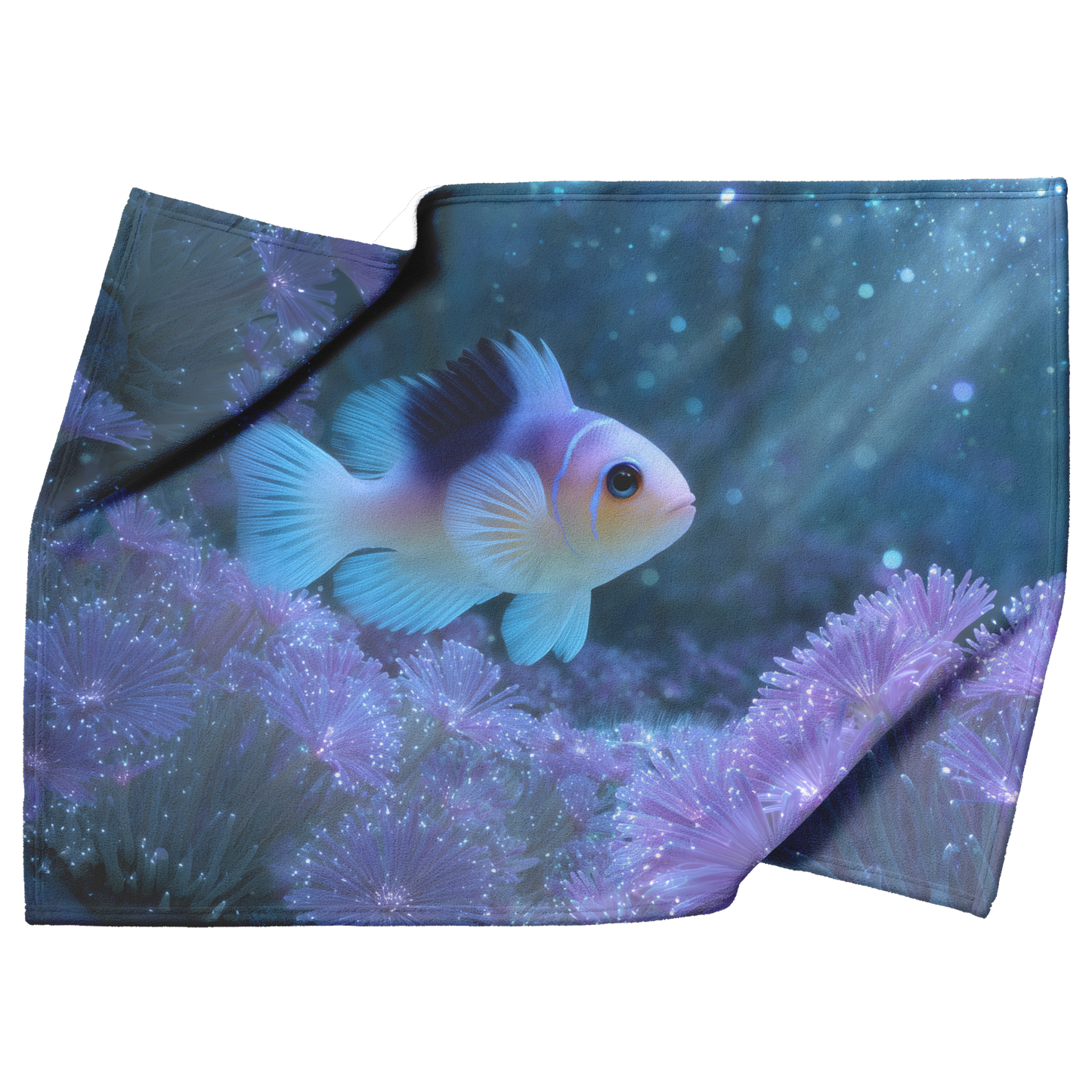 Whimsical_Clownfish_With_Blue_Eyes_Hidin_H_Blanket_Top_Bottom_Folds_Mockup.png
