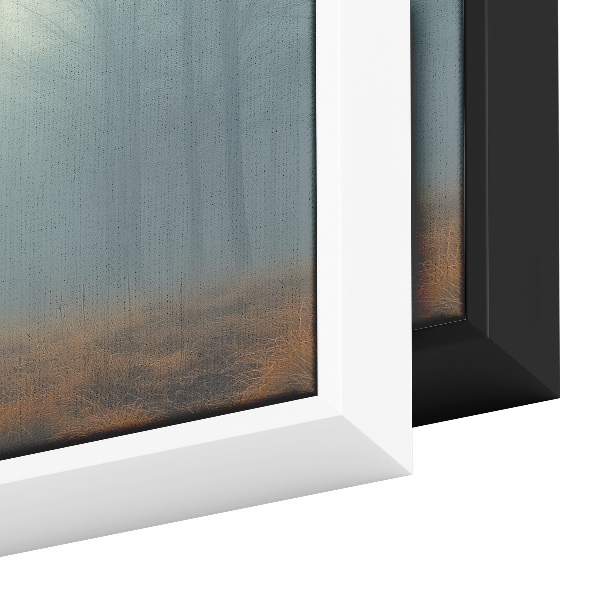 Wide_Angle_Deer_Silhouette_Foggy_Forest__Framed_Canvas_H_Panoramic_Color_Options_Mockup.png