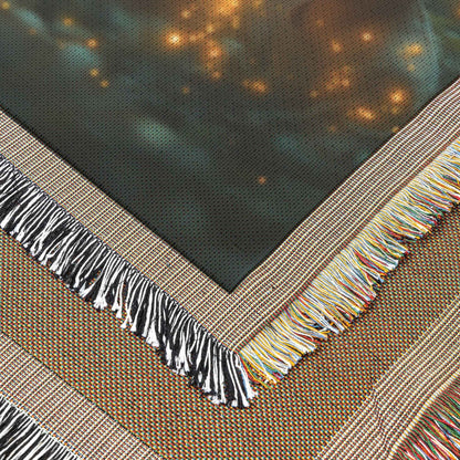 Children Gathered Around an Ancient Book Under Fireflies in a Magical Forest Christian Throw Blanket  Cozy Woven Kids Comfort Blanket with Hope  Holy Faith Inspired Prayer Healing Blanket for Children