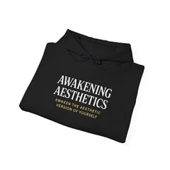 Awakening Aesthetics Gym Hoodie for Men & Women | Athletic Pullover with Kangaroo Pocket | 50/50 Cotton-Poly Blend | Comfortable, Stylish & Ethically Made | Unisex Classic Fit - Awakening Aesthetics