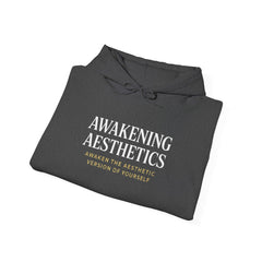 Awakening Aesthetics Gym Hoodie for Men & Women | Athletic Pullover with Kangaroo Pocket | 50/50 Cotton-Poly Blend | Comfortable, Stylish & Ethically Made | Unisex Classic Fit - Awakening Aesthetics
