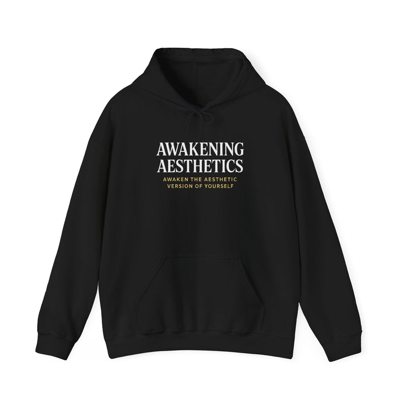 Awakening Aesthetics Gym Hoodie for Men & Women | Athletic Pullover with Kangaroo Pocket | 50/50 Cotton-Poly Blend | Comfortable, Stylish & Ethically Made | Unisex Classic Fit - Awakening Aesthetics