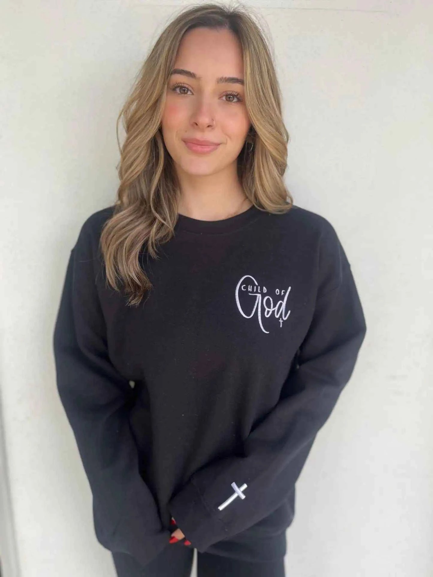 Child of God Christian Clothing Black Sweatshirt