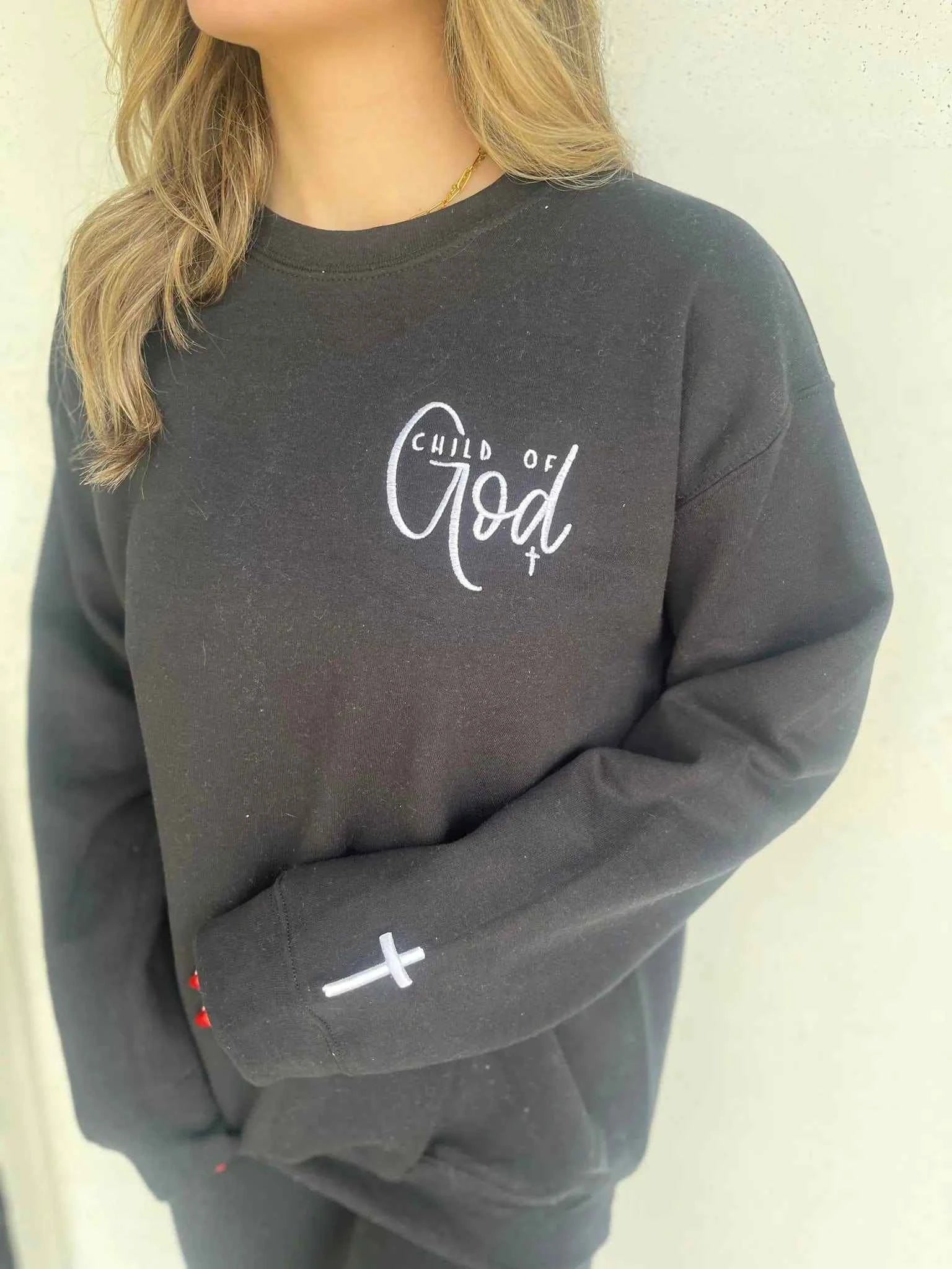 Child of God Christian Clothing Black Sweatshirt