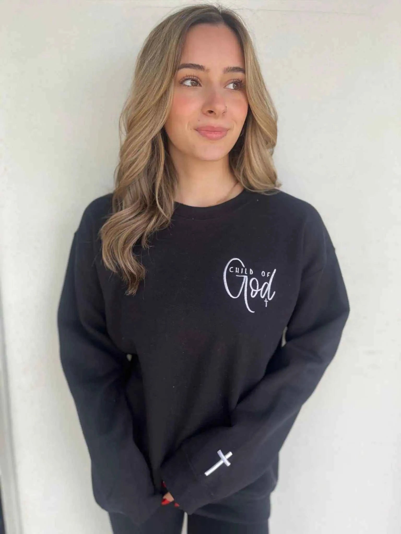 Child of God Christian Clothing Black Sweatshirt