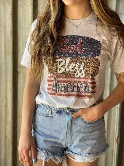 God Bless America Christian T Shirt