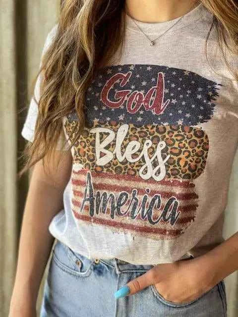 God Bless America Christian T Shirt