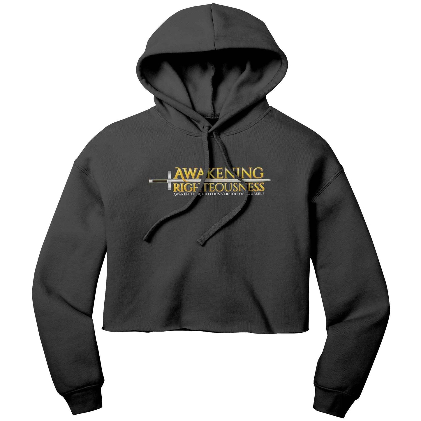 Bella Crop Fleece Hoodie For Women