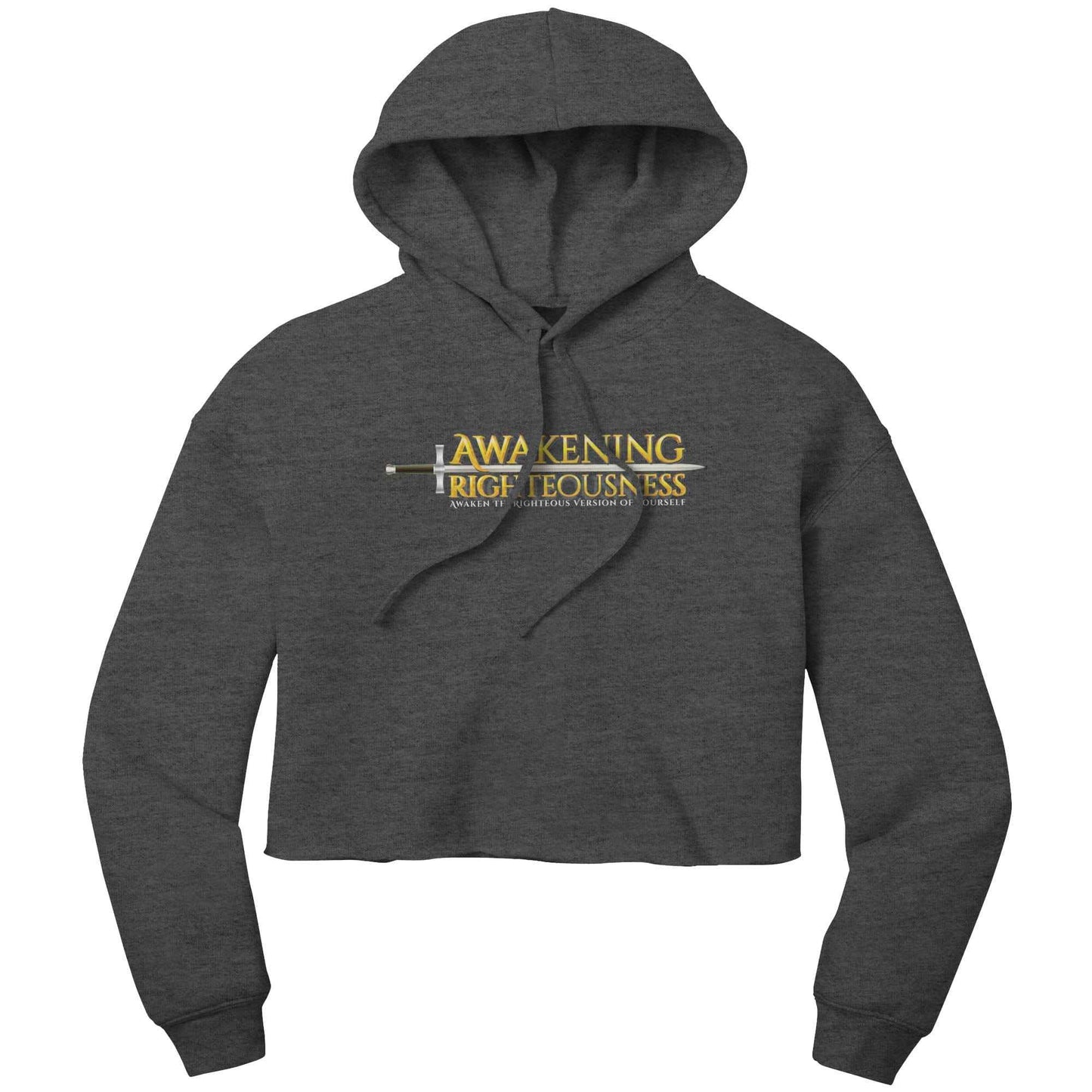 Bella Crop Fleece Hoodie For Women