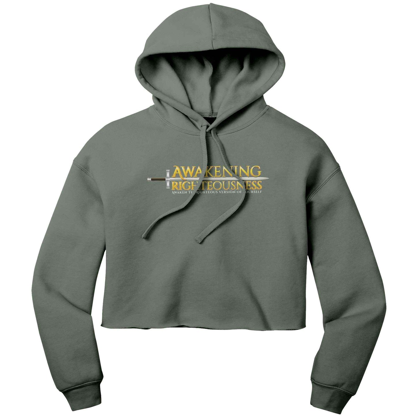 Bella Crop Fleece Hoodie For Women