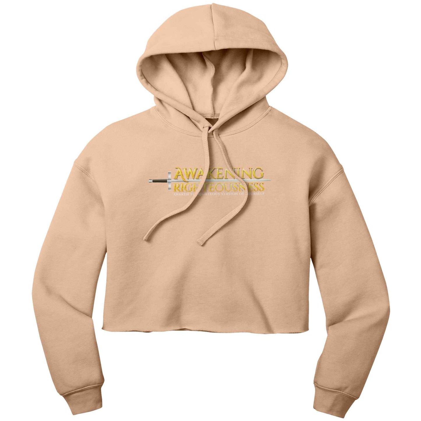 Bella Women's Crop Fleece Hoodie