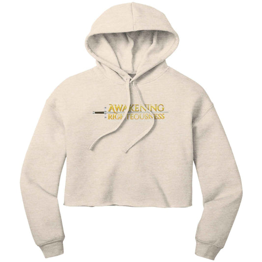 Bella Women's Crop Fleece Hoodie