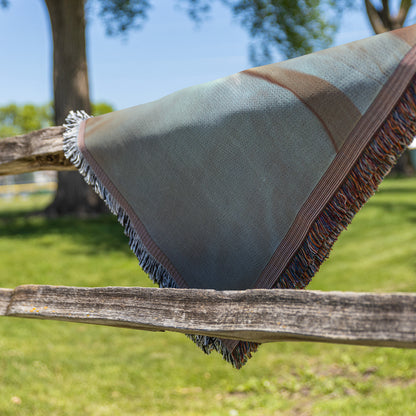 Adam and Eve in Apple Orchard Throw Blanket  Cozy Woven Kids Comfort Blanket with Love and Romance  Holy Faith Inspired Prayer Healing Blanket for Children - Awakening Righteousness