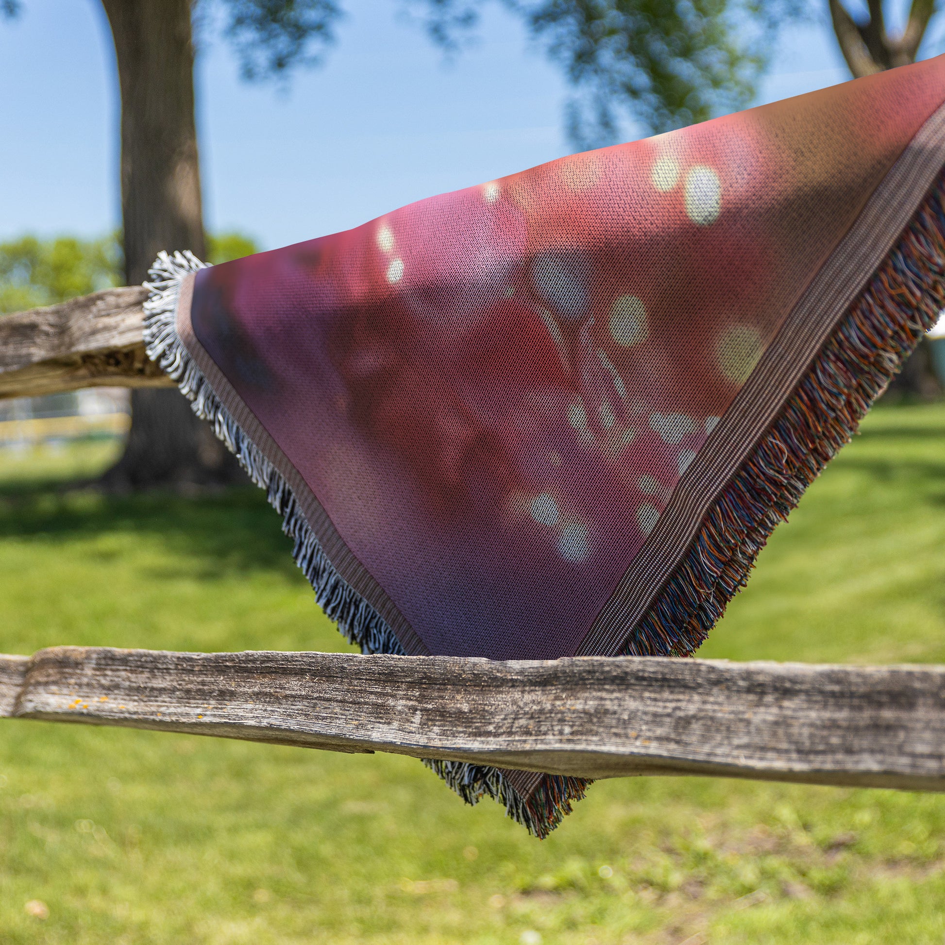 Charming Snail on Pink Flowers Woven Throw Blanket  Nature-Inspired Decor Perfect for Nature Lovers Cozy Home Living Room or Office Accent - Awakening Righteousness