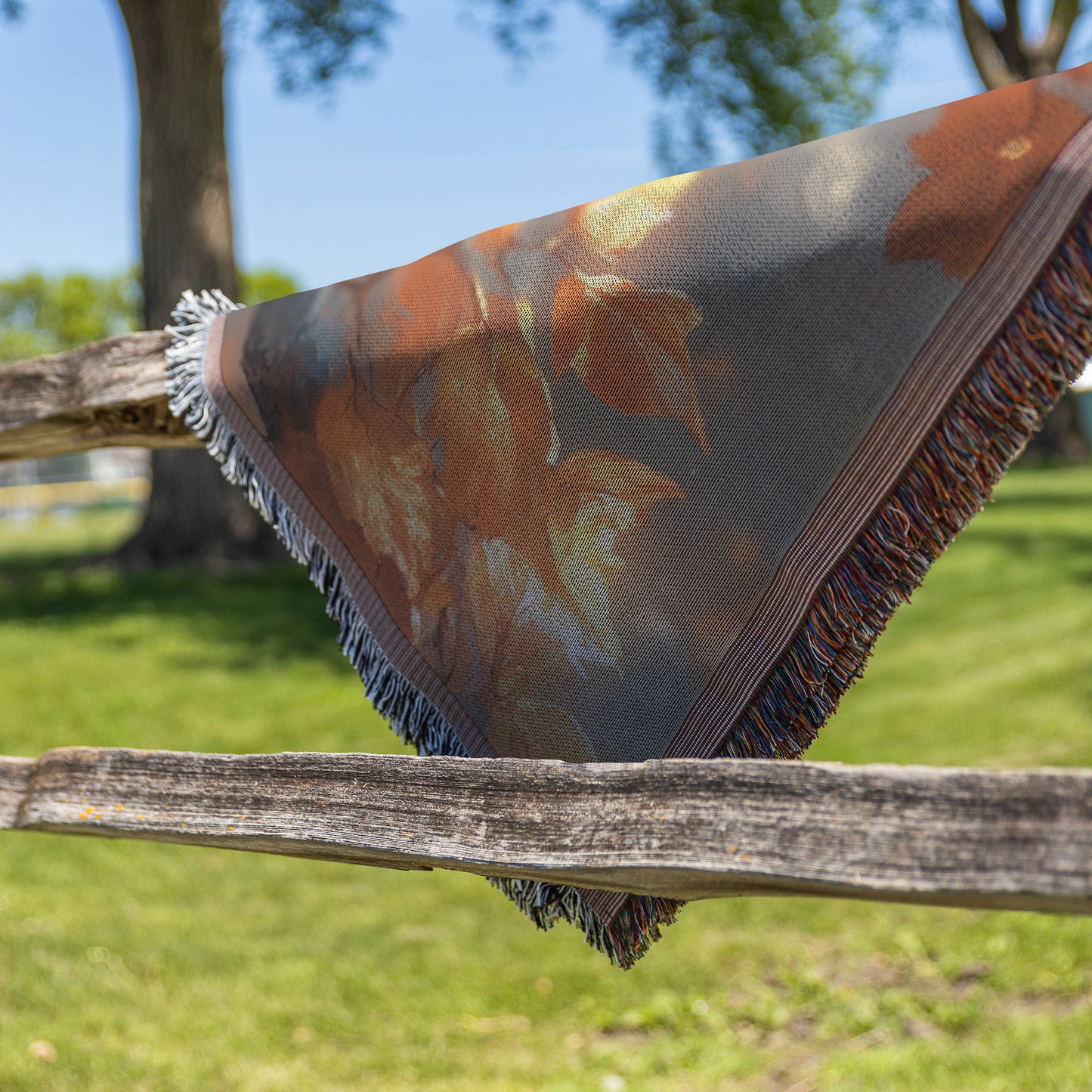 Elegant Wise Owl Woven Throw Blanket  Cozy Autumn Wildlife Decor Perfect for Nature Lovers Home Living Room Office Accent Fall Inspired Blanket for Tranquil Ambiance - Awakening Righteousness