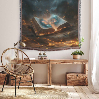 Radiant Divine Wisdom Christian Throw Blanket  Cozy Woven Kids Comfort Blanket with Sacred Light & Heavenly Glory  Faith-Inspired Bible Healing Blanket for Children