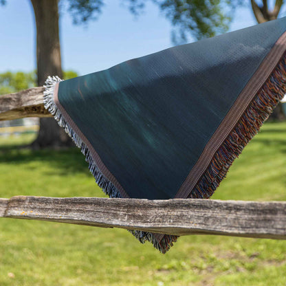 Rainbow Over the Sea Christian Throw Blanket  Cozy Woven Kids Comfort Blanket with Hope and Peace  Faith-Inspired Magic and Joy Blanket For Children