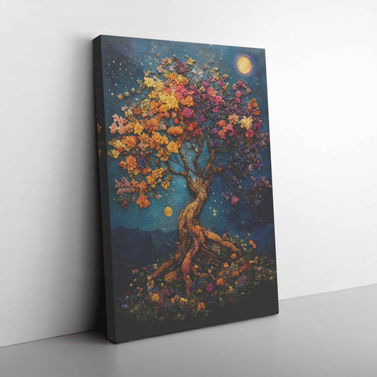 Beautiful Biblical Tree Of Life In The Garden Of Eden   Christian Canvas Wall Art