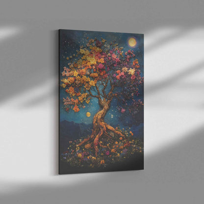 Beautiful Biblical Tree Of Life In The Garden Of Eden   Christian Canvas Wall Art