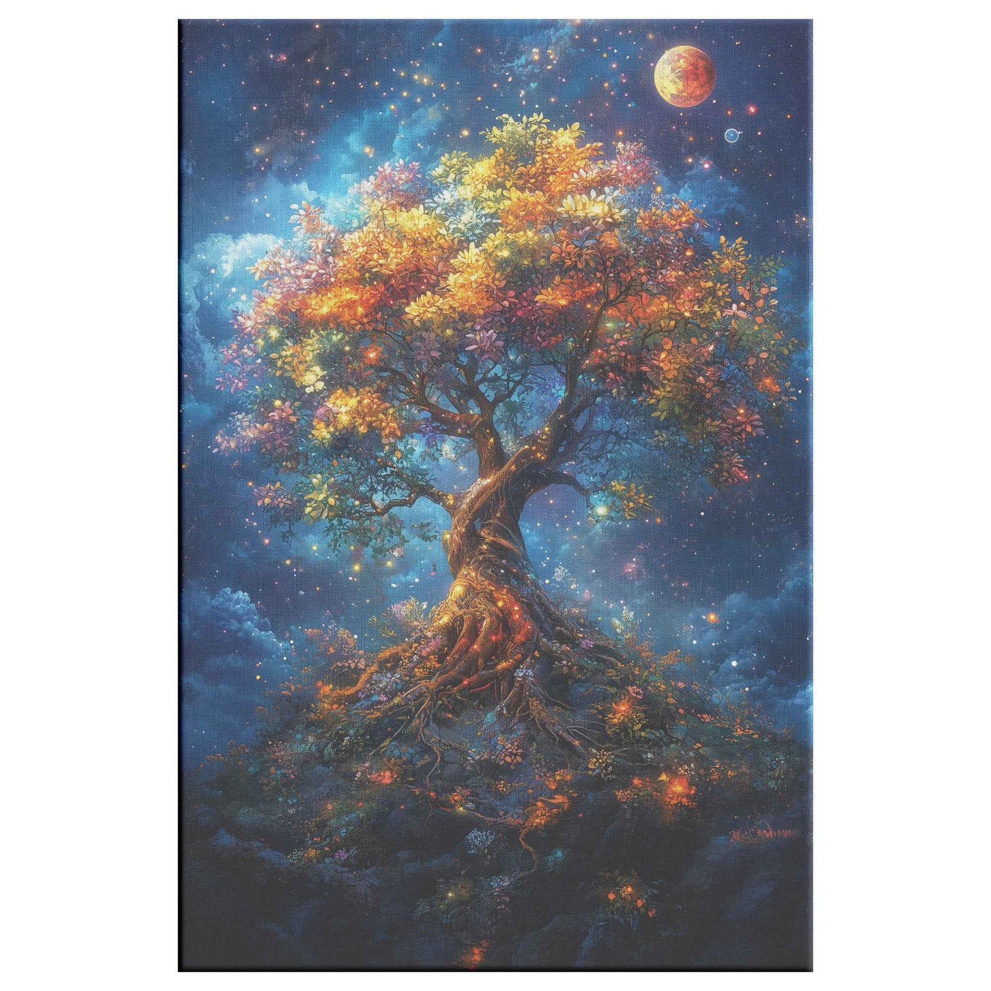 Tree Of Life In The Garden Of Eden   Christian Canvas Wall Art Decor