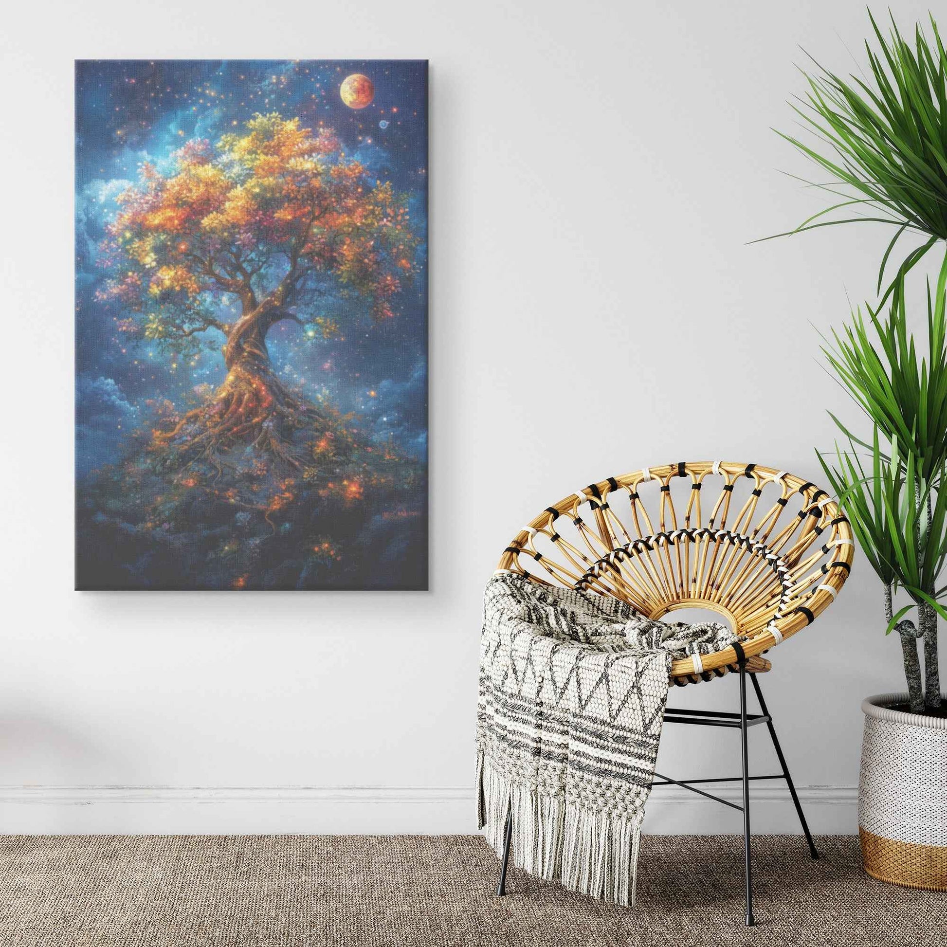 Tree Of Life In The Garden Of Eden   Christian Canvas Wall Art Decor