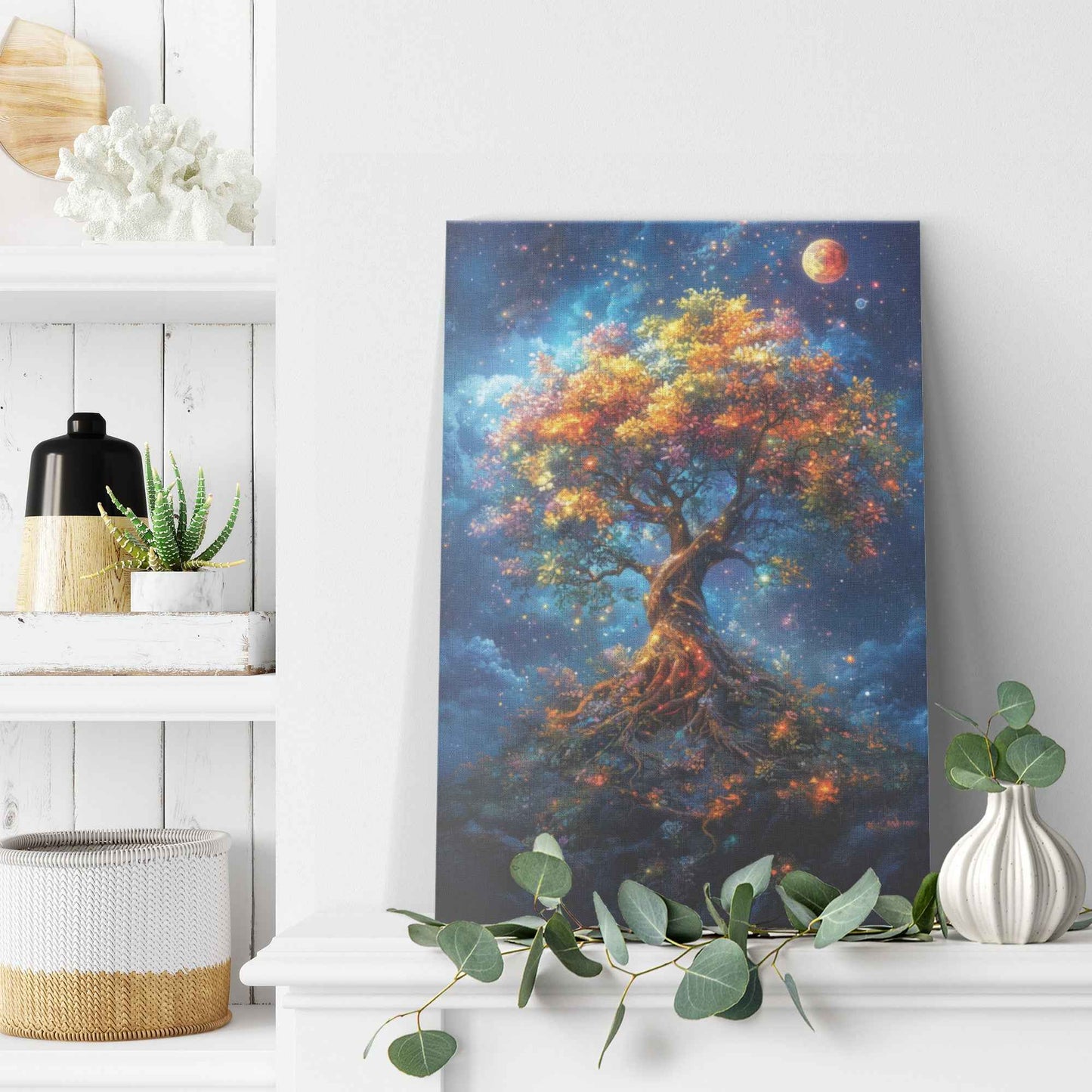 Tree Of Life In The Garden Of Eden   Christian Canvas Wall Art Decor