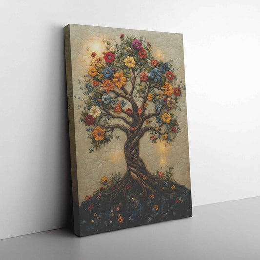 Tree Of Life In The Holy Garden Of Eden   Christian Canvas Wall Art