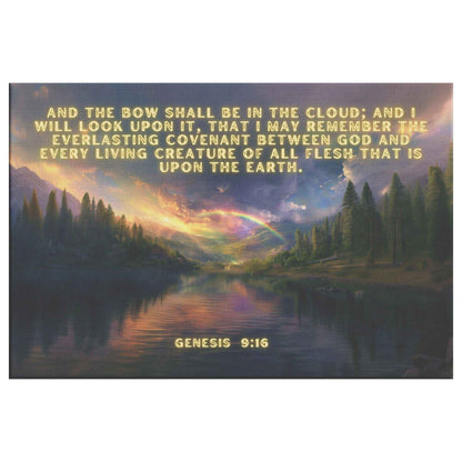 Canvas Art Genesis 916 God and every living creature of all flesh that is upon the earth.