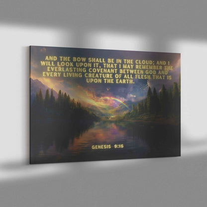 Canvas Art Genesis 916 God and every living creature of all flesh that is upon the earth.