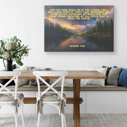Canvas Art Genesis 916 God and every living creature of all flesh that is upon the earth.